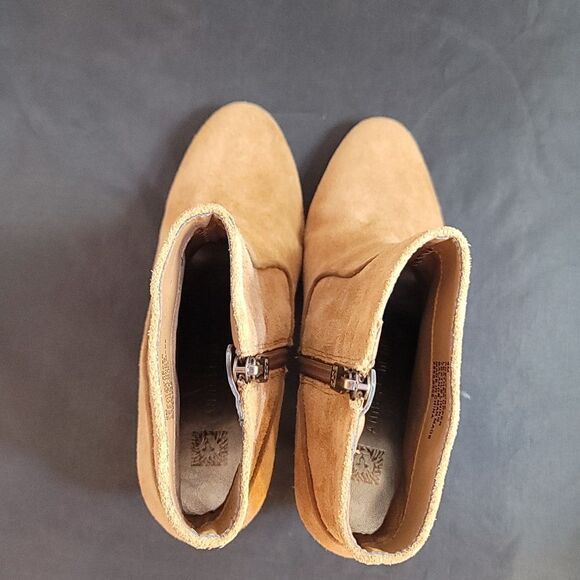 BRAND NEW ANNE KLEIN IFLEX ROUND TOE SUEDE BLOCK HEEL BOOTIES - Picture 10 of 16
